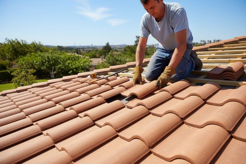 Clay Roof Installation